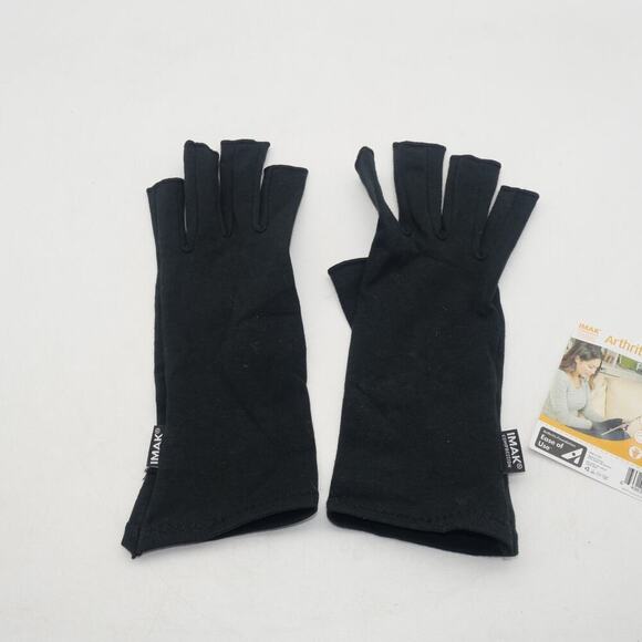 NEW Brownmed IMAK Compression Arthritis Gloves Size Large Black - Picture 3 of 9